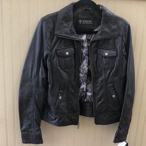 Guess leather jacket
